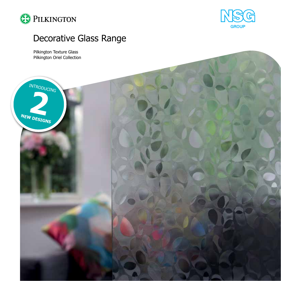 Pilkington Decorative Glass brochure cover